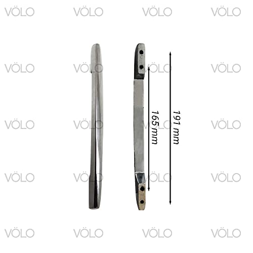 VOLO Drawer and Cabinet Handles Sets,Drawer Handle Sets,Satin Silver, Zinc Alloy Size (165mm) (Pack of 6 Pcs.) - Image 2