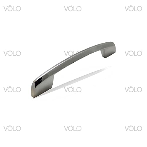 VOLO Drawer and Cabinet Handles Sets,Drawer Handle Sets,Satin Silver, Zinc Alloy Size (165mm) (Pack of 6 Pcs.) - Image 4