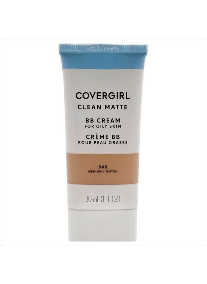 CoverGirl Clean Matte BB Cream Medium 540 For Oily Skin, (packaging may vary) - 1 Fl Oz (1 Count)  - Image 1