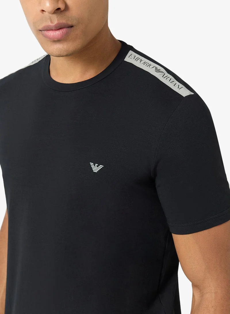 EMPORIO ARMANI  Logo Crew Neck T-Shirt for Men | Best Price UAE