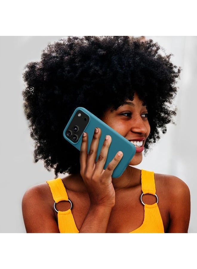 جراب متوافق مع iPhone 17 Pro مقاس 6.3 بوصة، جراب نحيف من السيليكون السائل بأربع طبقات مغطى بالكامل بجل ناعم مطاطي مقاوم للصدمات، جراب هاتف واقٍ لهاتف iPhone 17 Pro زيتي غير لامع - Image 2