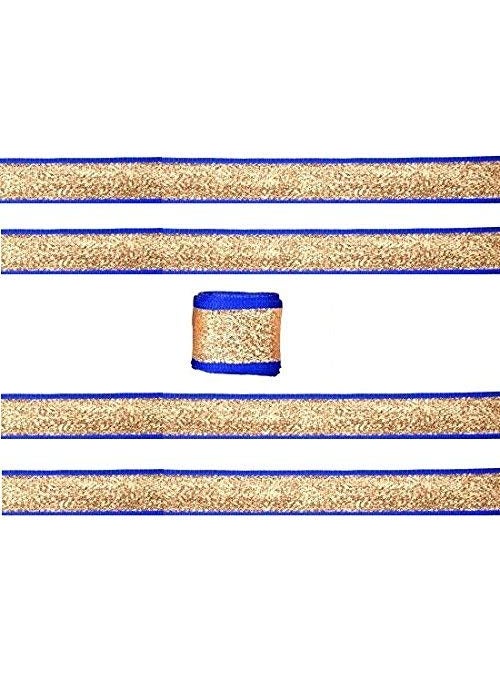 GOELX Goelx Glittery Gota Patti Laces for Dress/Sarees/Lehangas/Blouses, Suits, Caps/Bags/Decorations/Borders, Crafts, Any Many More - 8 Color Combo 5 Meter Each  - Image 1