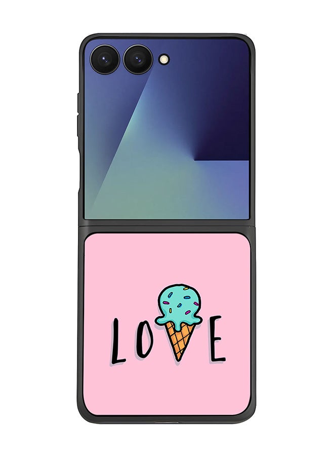 For Samsung Galaxy Z Flip7 Case,Slim fit Camera Protection, Shockproof Thin Phone cover  - LoveIcecream Cone