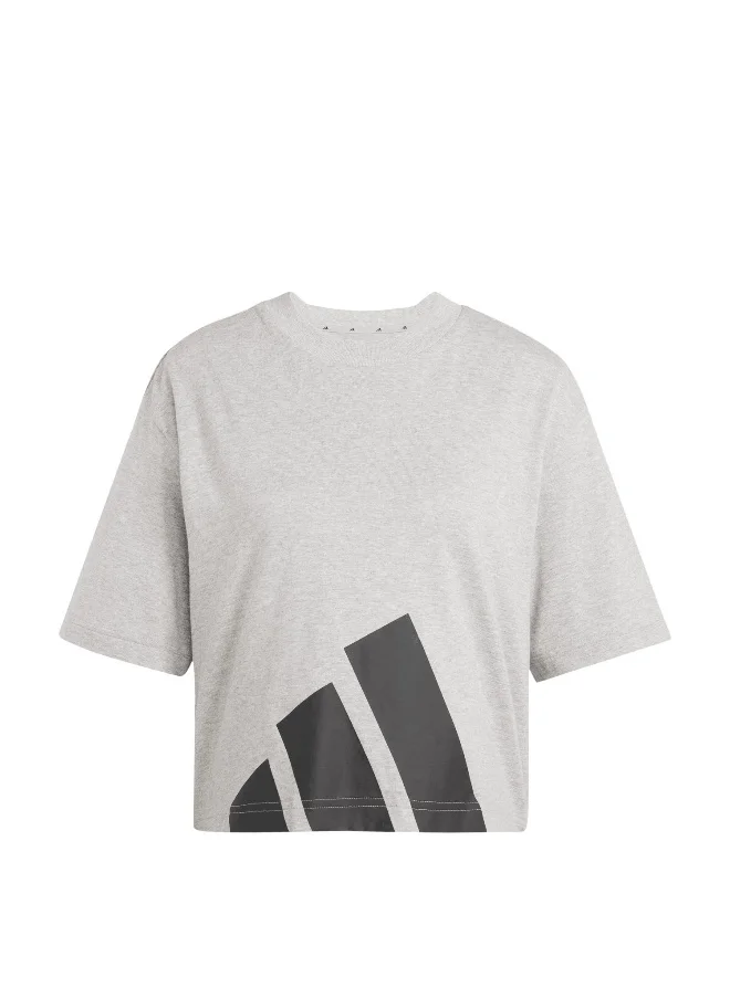 اديداس adidas essentials big logo boyfriend women graphic t-shirt