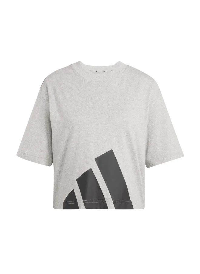 اديداس adidas essentials big logo boyfriend women graphic t-shirt