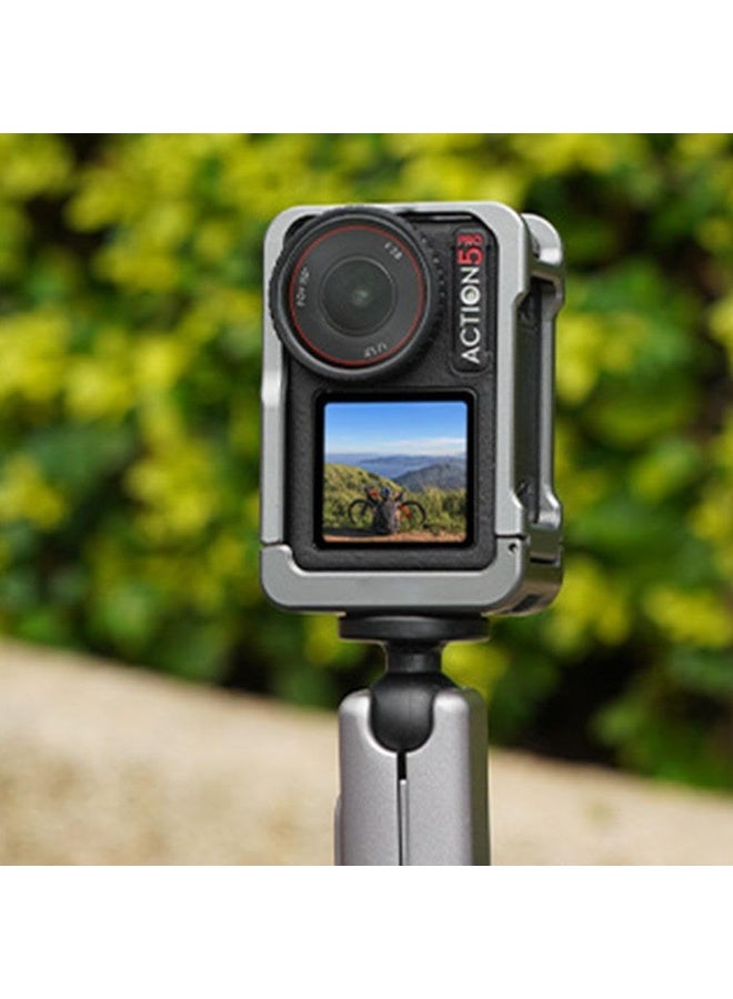 Protective Case for DJI Osmo Action 5 Pro/Action 4 3 Aluminum Alloy Frame with Magnetic Mount Cold Shoe Quick Release Cover for Osmo Action 5Pro 4 3 Camera Accessories - Image 4