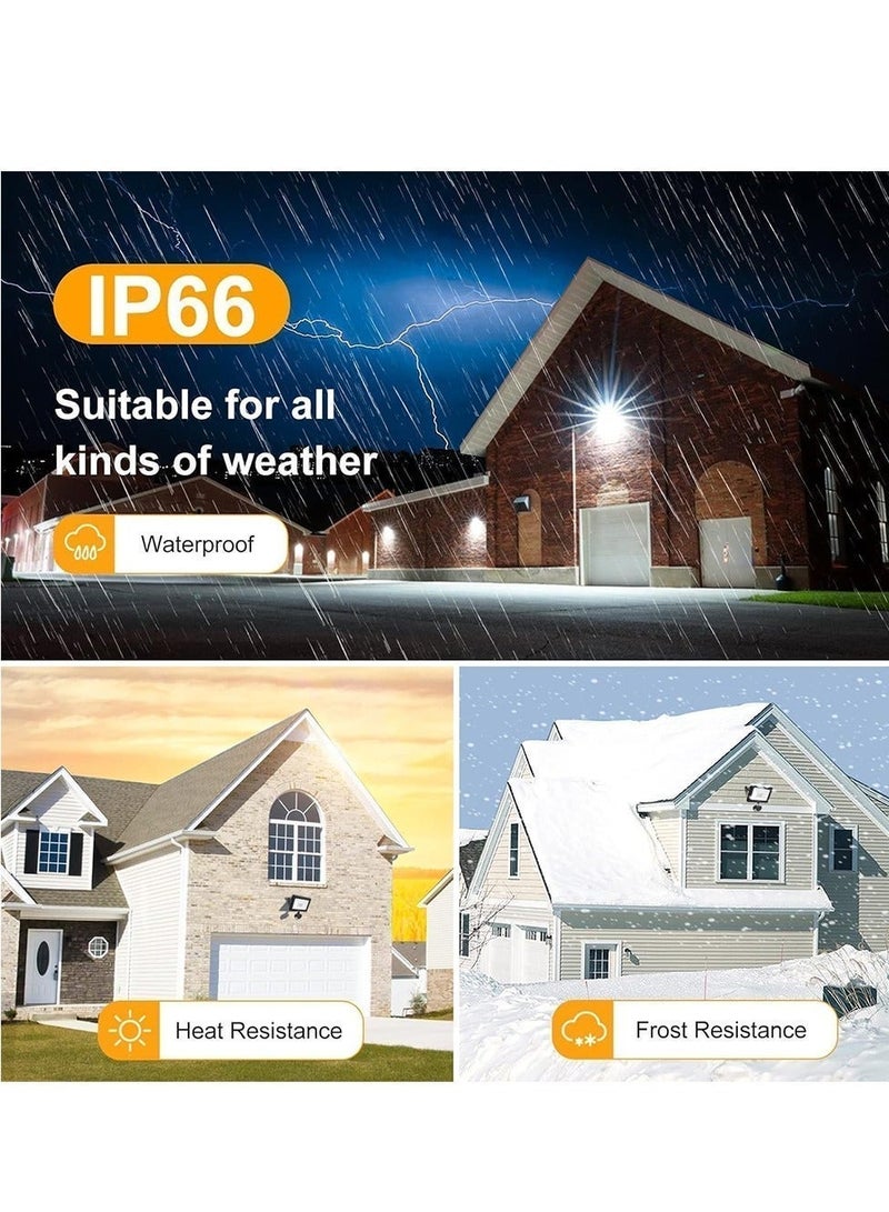 Furtey 30W LED Spotlight with Motion Sensor 3000LM 6500K Headlight Floodlight IP66 Waterproof LED Spotlight Ideal Outdoor Lighting for Garden Garage Sportplate Daylight White [Energy Class F] - Image 4