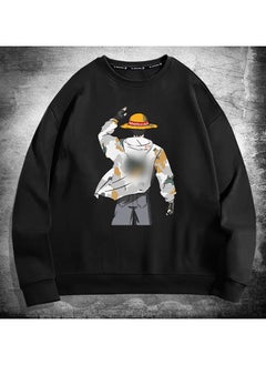 KUYING New One Piece Casual Loose Round Neck Hoodie  - Image 1