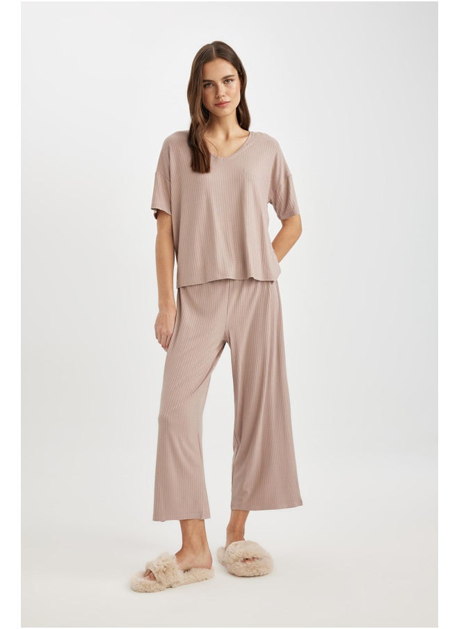 DeFacto - Woman Regular Fit Homewear Knitted Bottoms - Image 1
