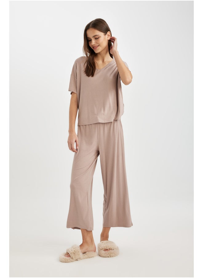 DeFacto - Woman Regular Fit Homewear Knitted Bottoms - Image 1