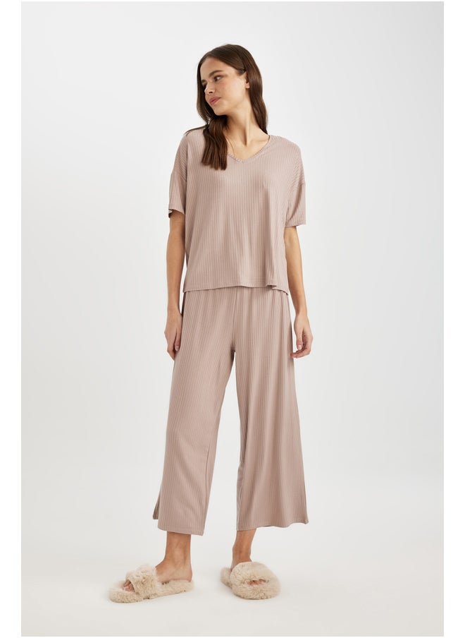 DeFacto - Woman Regular Fit Homewear Knitted Bottoms - Image 1