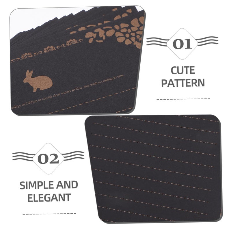 Vintage Letter Paper Stationery 50 Sheets For Invitations Cute - Image 4