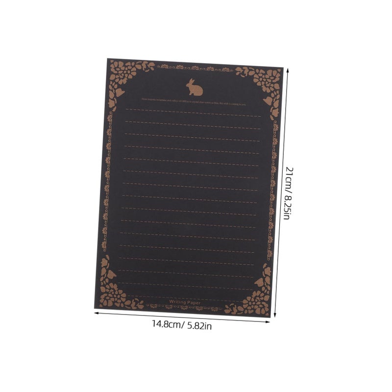 Vintage Letter Paper Stationery 50 Sheets For Invitations Cute - Image 3