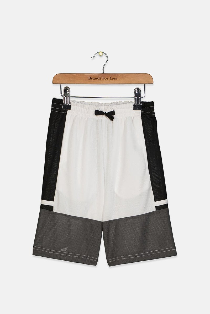 Phat Farm Kid Boys Basic Shorts, White  - Image 1
