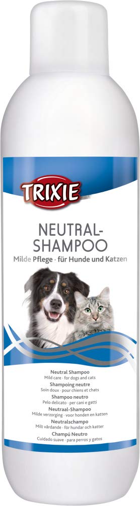 Trixie Neutral Shampoo for Dogs and Cats Gently Cleans The Fur While Moisturising and Making it Shiny and Healthy, Removes Unpleasant Odours and Makes Your Pet Feel Healthy and Smooth 1 litre - Image 1