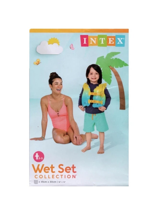 intex Blue Lagoon Kids Swim Vest - Image 1