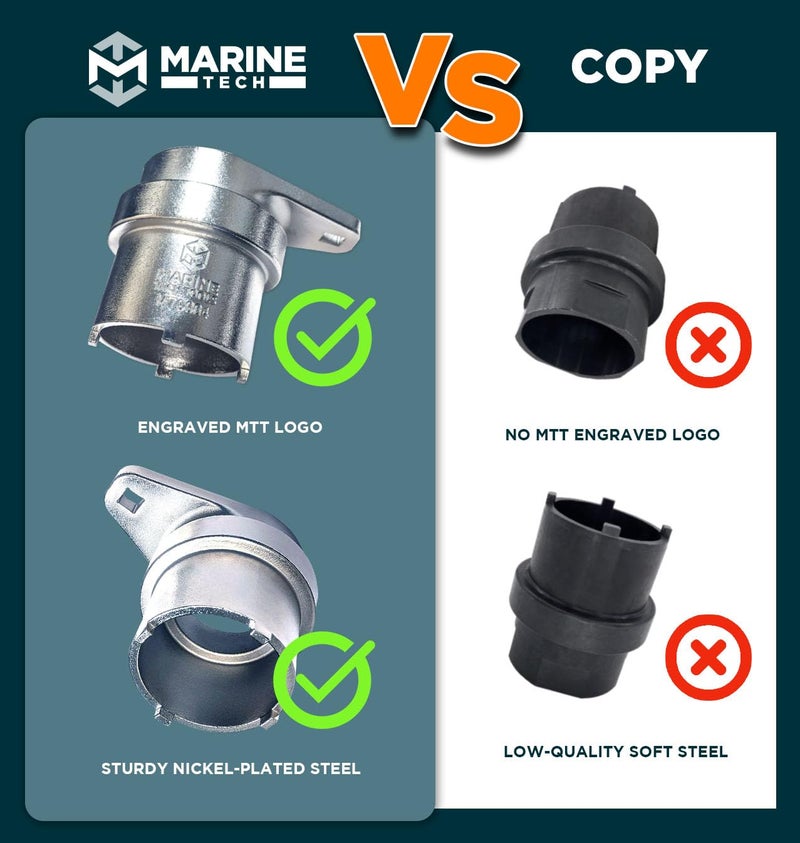 M Marine Tech Tools Marine Tech Tools Bravo 3 Bearing Retainer Tool for Mercruiser Bravo 3 Tool, Replaces: 805382, 91-805382T, Mercruiser Outdrive Tools, Carrier Bearing Removal Tool - Image 2