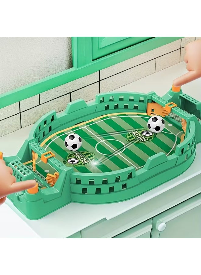 Goolsky لعبة معركة كرة القدم بالإصبع للاعبين 2 - لعبة كرة قدم تفاعلية على الطاولة للشباب، بلاستيك أخضر - Image 3