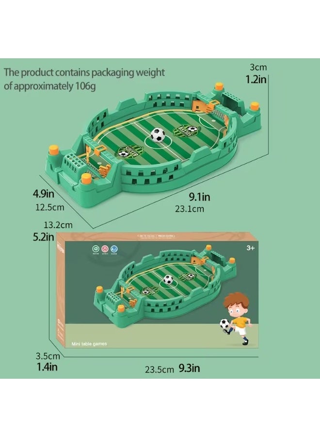 Goolsky لعبة معركة كرة القدم بالإصبع للاعبين 2 - لعبة كرة قدم تفاعلية على الطاولة للشباب، بلاستيك أخضر - Image 2