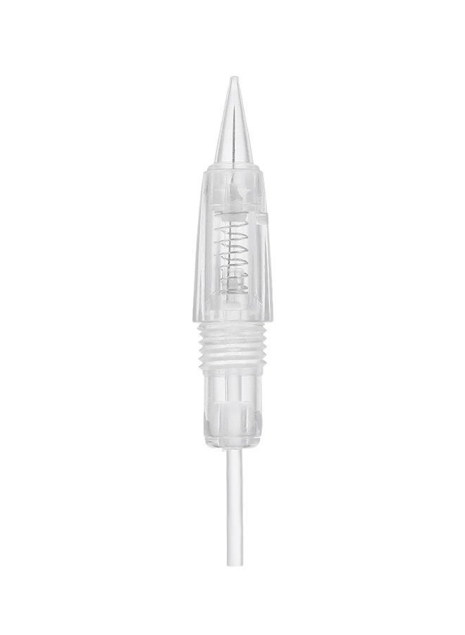 Y&D 30-Piece Disposable Eyebrow Tattoo Needle With Cap Clear/Grey  - Image 2