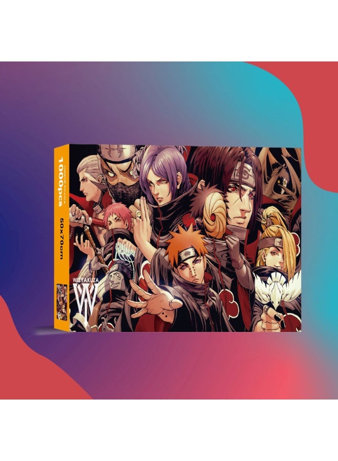 1000-Piece Cartoon Anime Puzzle - Fun Flat Paper Jigsaw - Image 1