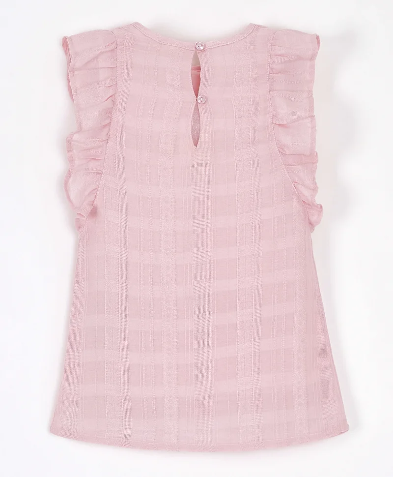 Bonfino Bonfino Cotton Woven Top - Pink