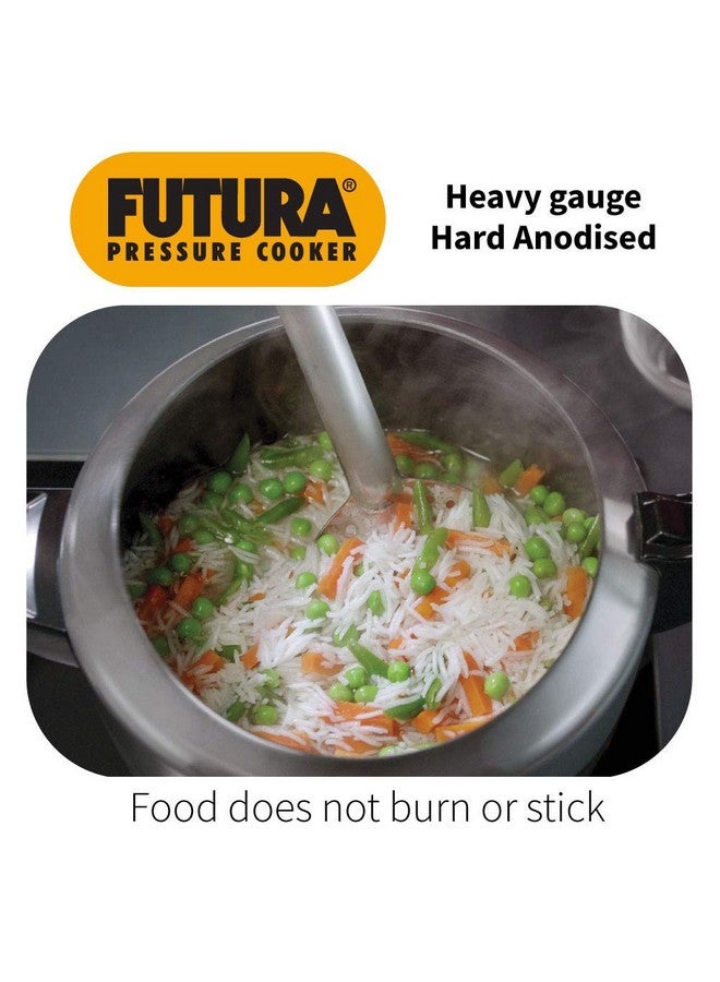 Hawkins Futura 3 Litre Pressure Cooker, Hard Anodised Inner Lid Pressure Cooker, Pan Cooker, Black (Fp30) - Image 4