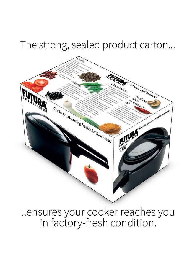 Hawkins Futura 3 Litre Pressure Cooker, Hard Anodised Inner Lid Pressure Cooker, Pan Cooker, Black (Fp30) - Image 5
