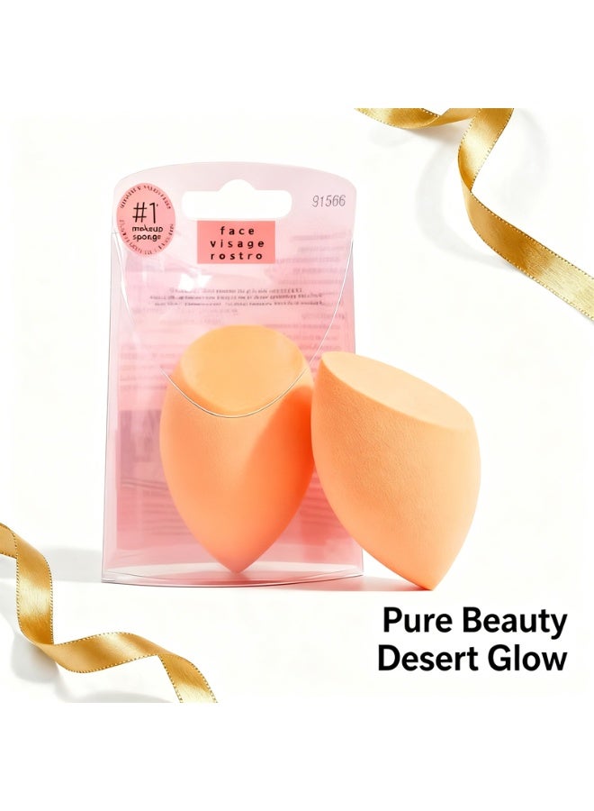 Orange Miracle Complexion Sponge Makeup Blender Beauty Egg with Soft Silicone Case - Image 4