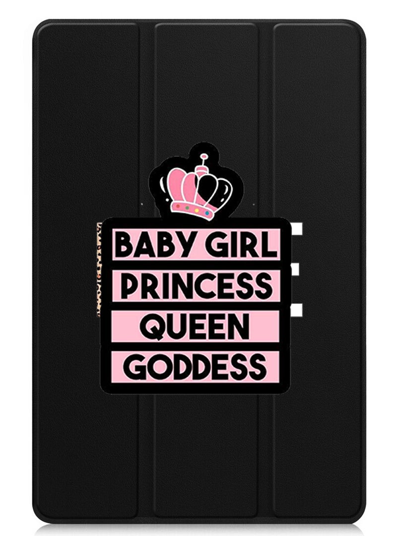 Theodor Protective Flip Case For Xiaomi Redmi Pad Pro (2024) With Trifold Stand Auto Wake Sleep Shockproof Cover Baby Girl Princess - Image 1