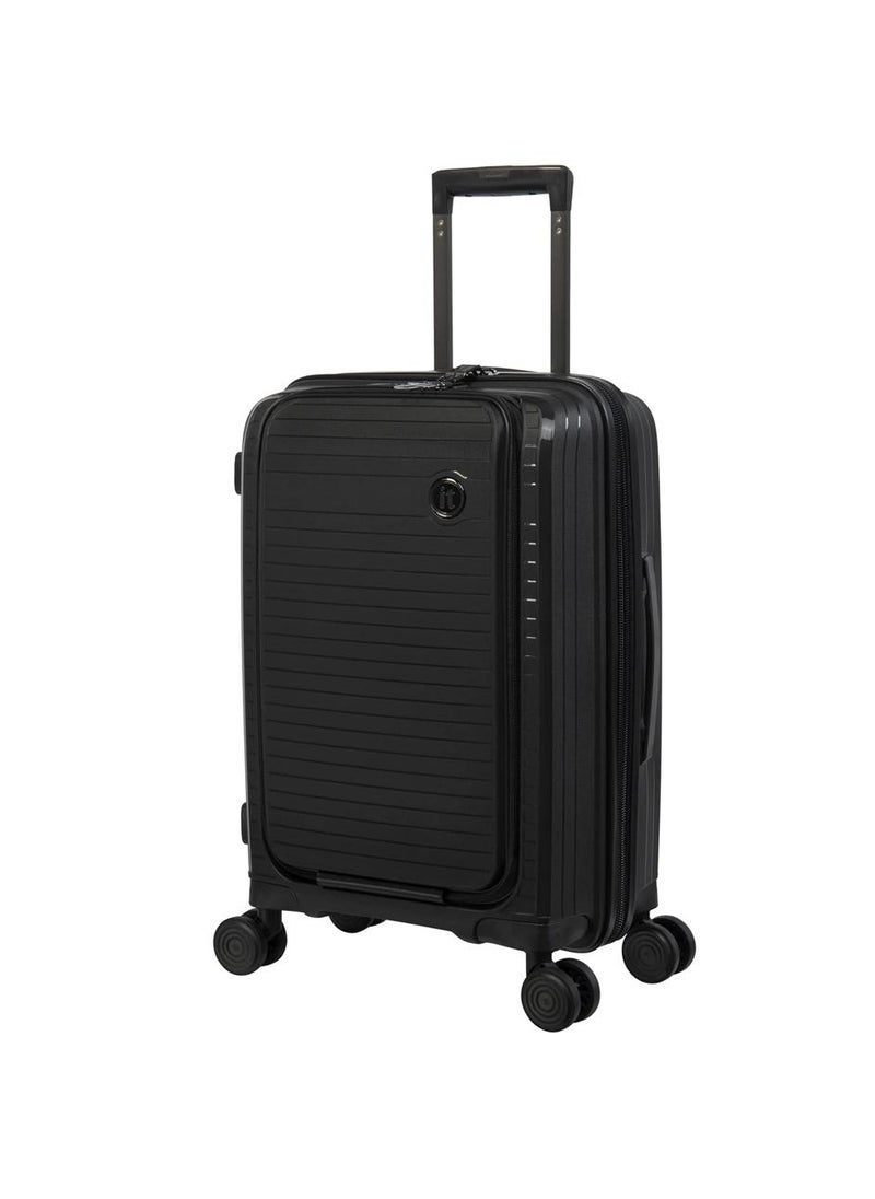 it Luggage it luggage Spontaneous, Unisex Polypropylene Material Hard Case Luggage, 8x360 degree Spinner Wheels, Expandable Trolley Bag, TSA Type lock,15-2881-08OL- Size Cabin with Pocket, Color Black  - Image 2