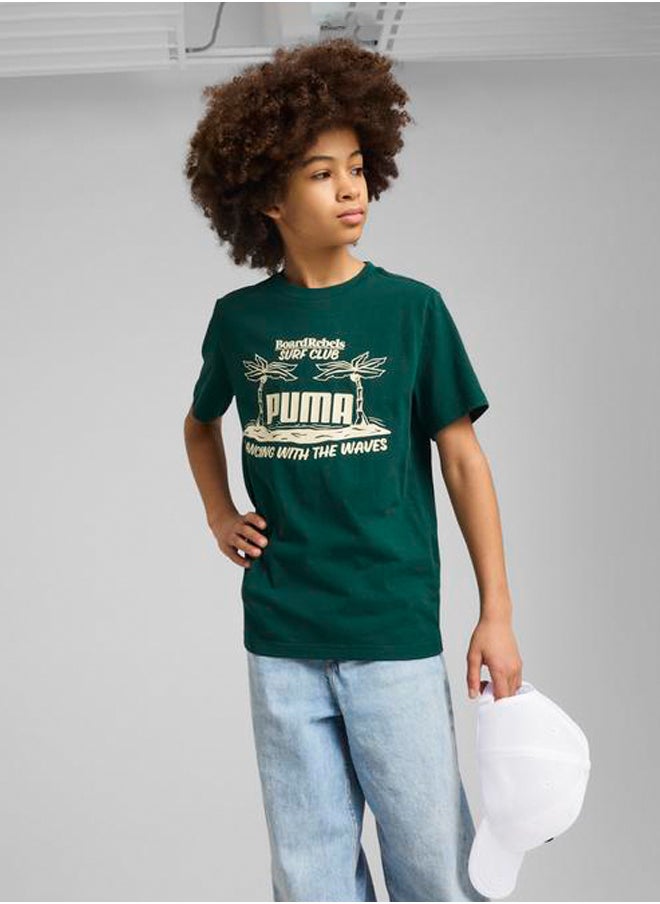 PUMA Youth Mid 90S Graphic T-Shirt  - Image 1