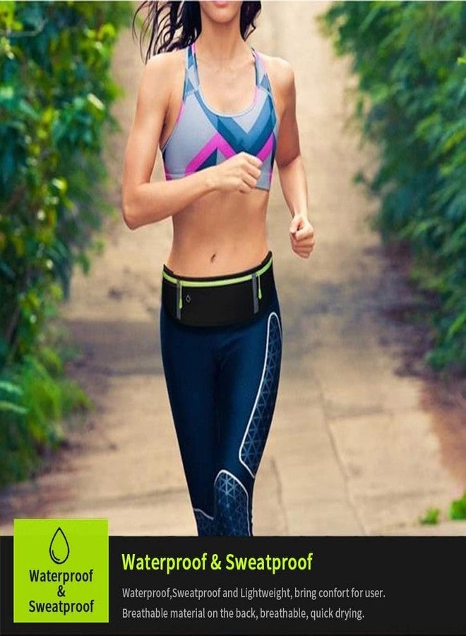 KD ZONE Running Belt for Men & Women | Waterproof Adjustable Elastic Strap Waist Pack | Sweatproof Travel Money Belt with Large Capacity | Mobile Holder for Running, Jogging, Gym, Cycling & Outdoor Sports - Image 4