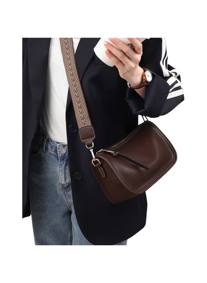 Viney Cowhide Handbag Women'S Fashion Crossbody Dumpling Bag Lightweight Single Shoulder Birthday 38 Women'S Festival Gift For Mom - Image 3