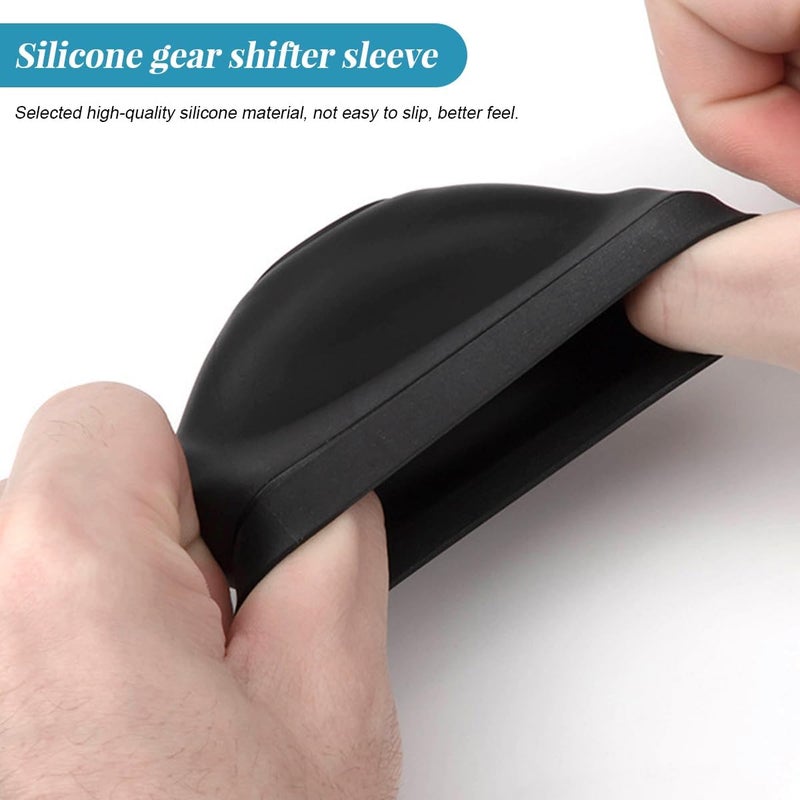 Car Gear Shift Knob Cover, Non-slip Silicone Shift Knob for Gear Lever, Vehicle Gear Shift Transmission Protector, Interior Accessories - Image 3