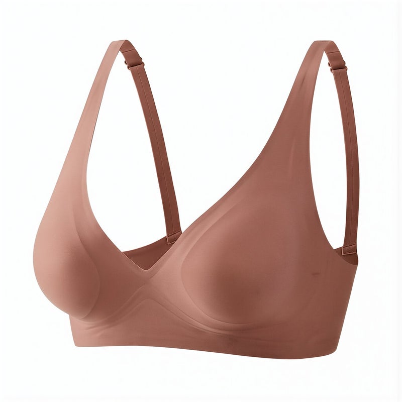Teen Girls Wireless Bra Soft No Irritation Seamless Training Bra S Size Pink Intimates - Image 2