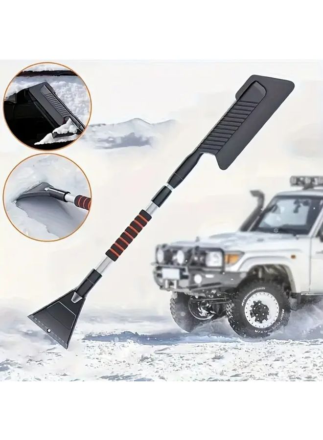 Detachable Snow Shovel With Ice Scraper Ergonomic Handle Durable ABS Material For Efficient Snow Removal - Image 5