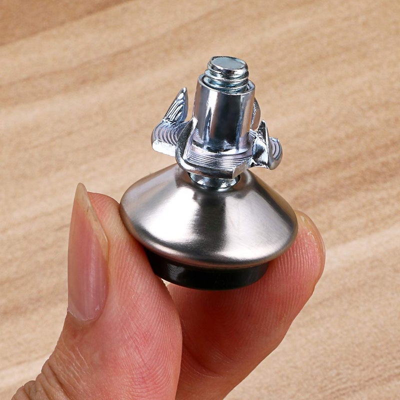 Ownmy M6 Adjustable Swivel Leveling Feet 12 Pcs Heavy Duty Furniture Table Legs Swivel Leveler Feet With T-Nut Swivel Heavy Duty Leveling Legs For Workbench Diy Projects Etc - Image 5