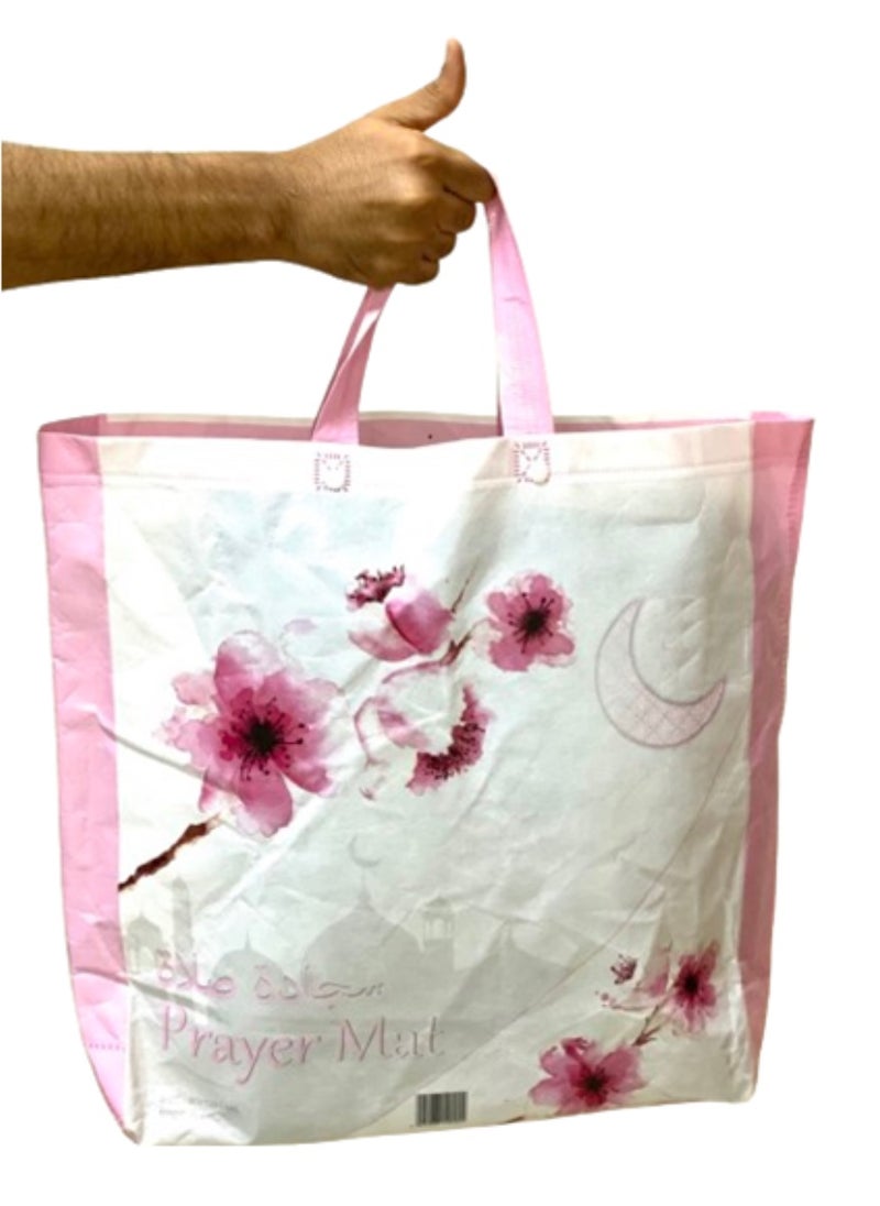 Prayer Mat Larg Size 80x120 cm Grey Color - Image 4