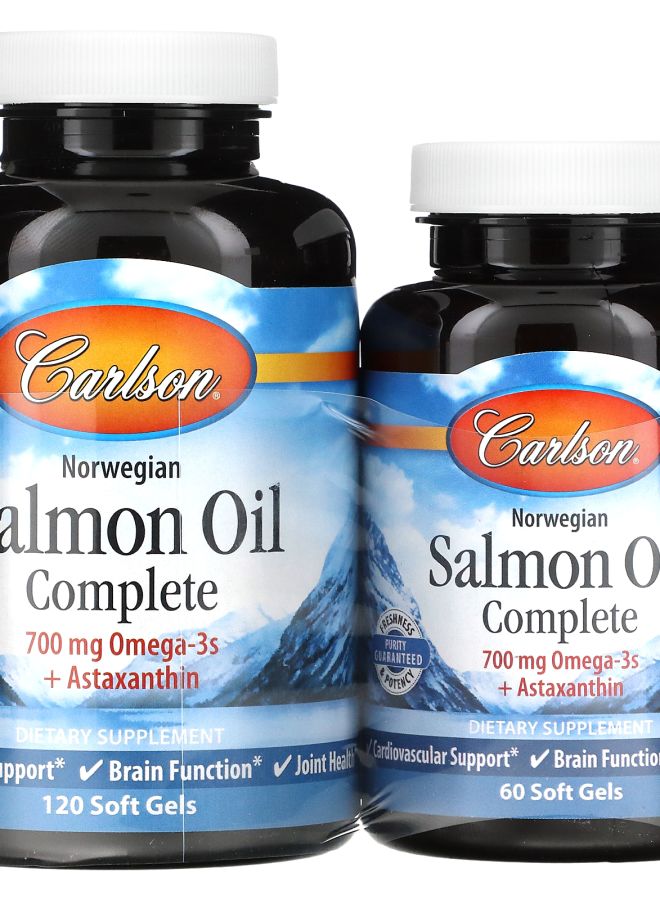 Norwegian Salmon Oil Complete 120 + 60 Soft Gels