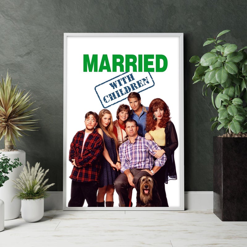 TNESSENTIAL Married with Children Movie Poster, Canvas Prints, Wall Art, Home Decor, Perfect Gift, Unframed - Image 2