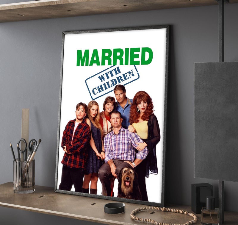 TNESSENTIAL Married with Children Movie Poster, Canvas Prints, Wall Art, Home Decor, Perfect Gift, Unframed - Image 1