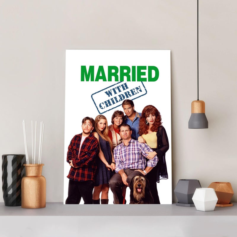 TNESSENTIAL Married with Children Movie Poster, Canvas Prints, Wall Art, Home Decor, Perfect Gift, Unframed - Image 3