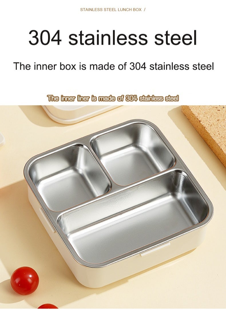 Twisoo - Twisoo Super Chicken Kids Insulated Lunch Box - 1120ml, Stainless Steel, Leakproof Double Decker Bento with Spoon & Soup Bowl, Dishwasher Safe - Image 1