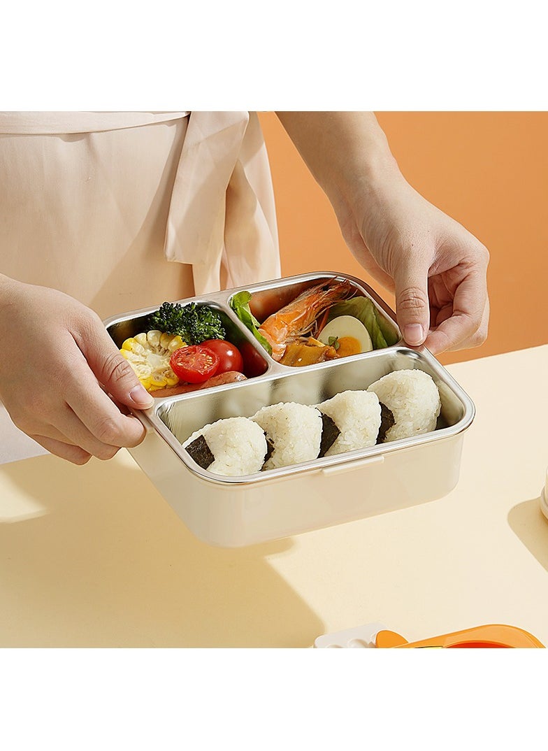Twisoo - Twisoo Super Chicken Kids Insulated Lunch Box - 1120ml, Stainless Steel, Leakproof Double Decker Bento with Spoon & Soup Bowl, Dishwasher Safe - Image 1