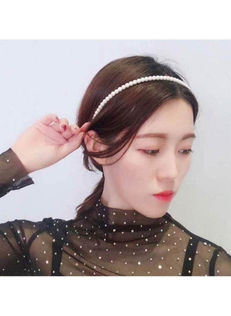 Huitich Elegant Headband Hair Accessory for Girls White - Image 2