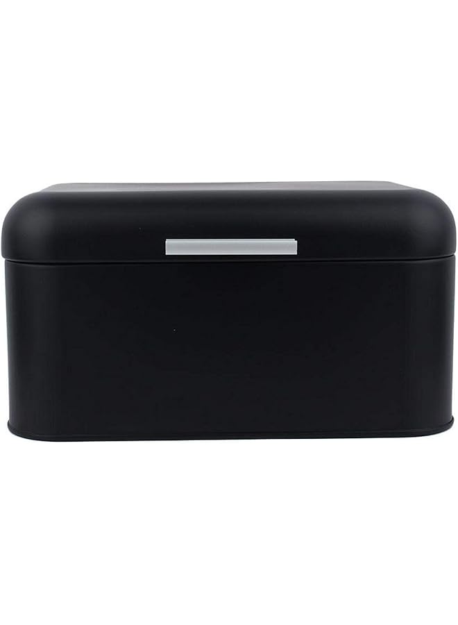 Green Tiger Bread Box, Metal Durable Retro Storage Box, Easy to Clean for Kitchen for Living Room Save Space(black)