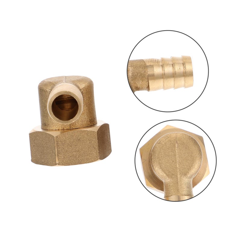 Thickened Brass Elbow Connectors 2pcs For Water Fittings And Air Hose Adapters Easy Installation - Image 5
