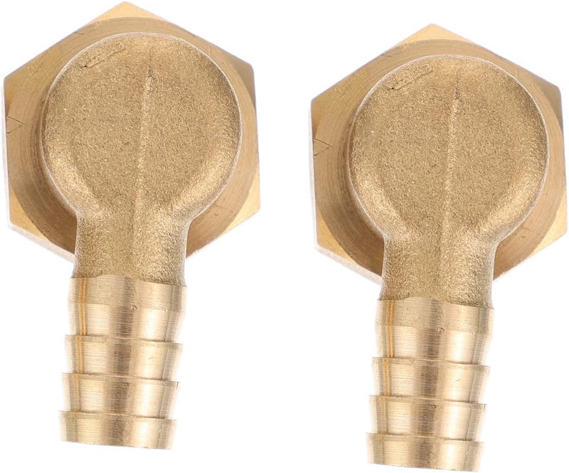 Thickened Brass Elbow Connectors 2pcs For Water Fittings And Air Hose Adapters Easy Installation - Image 1