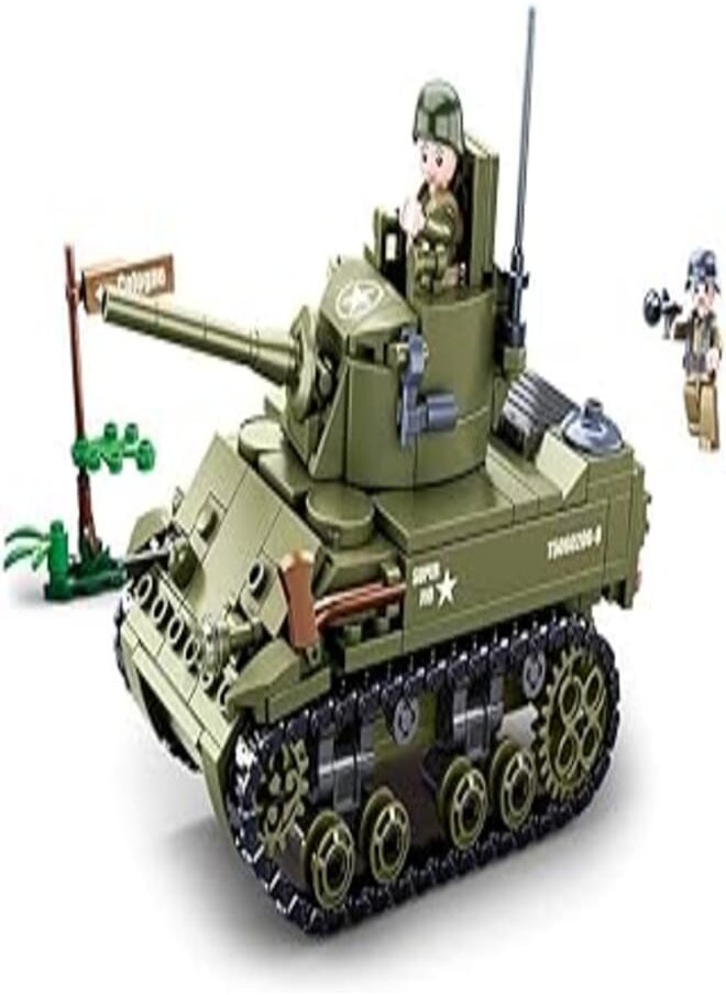 Sluban Sluban M38-B0856 WWII-m5 Light Tank 